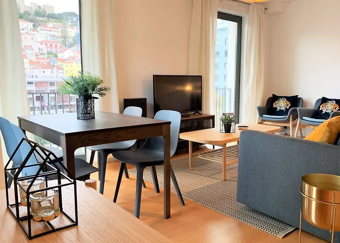 Mm3 Very Central Baixa-Rossio! Castle View And Free Parking!